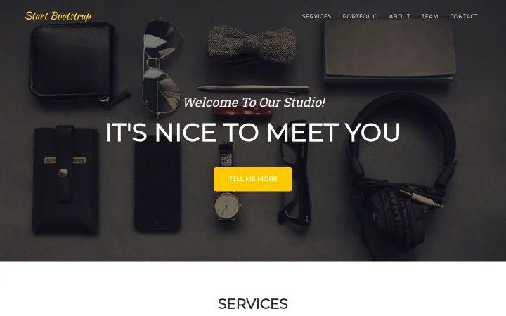 Agency theme preview