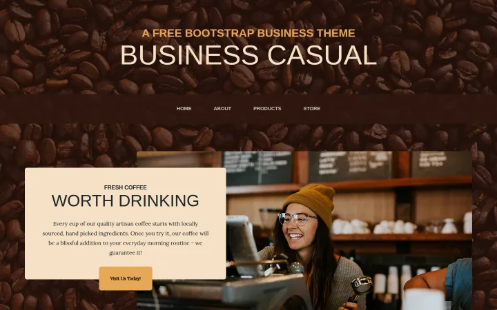 Business Casual theme preview
